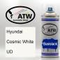 Preview: Hyundai, Cosmic White, UD: 400ml Sprühdose, von ATW Autoteile West.